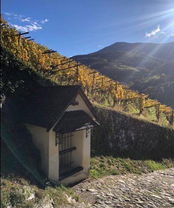 The Stations of the Cross in autumn